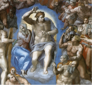 Painting of Greco-Roman Gods in heaven